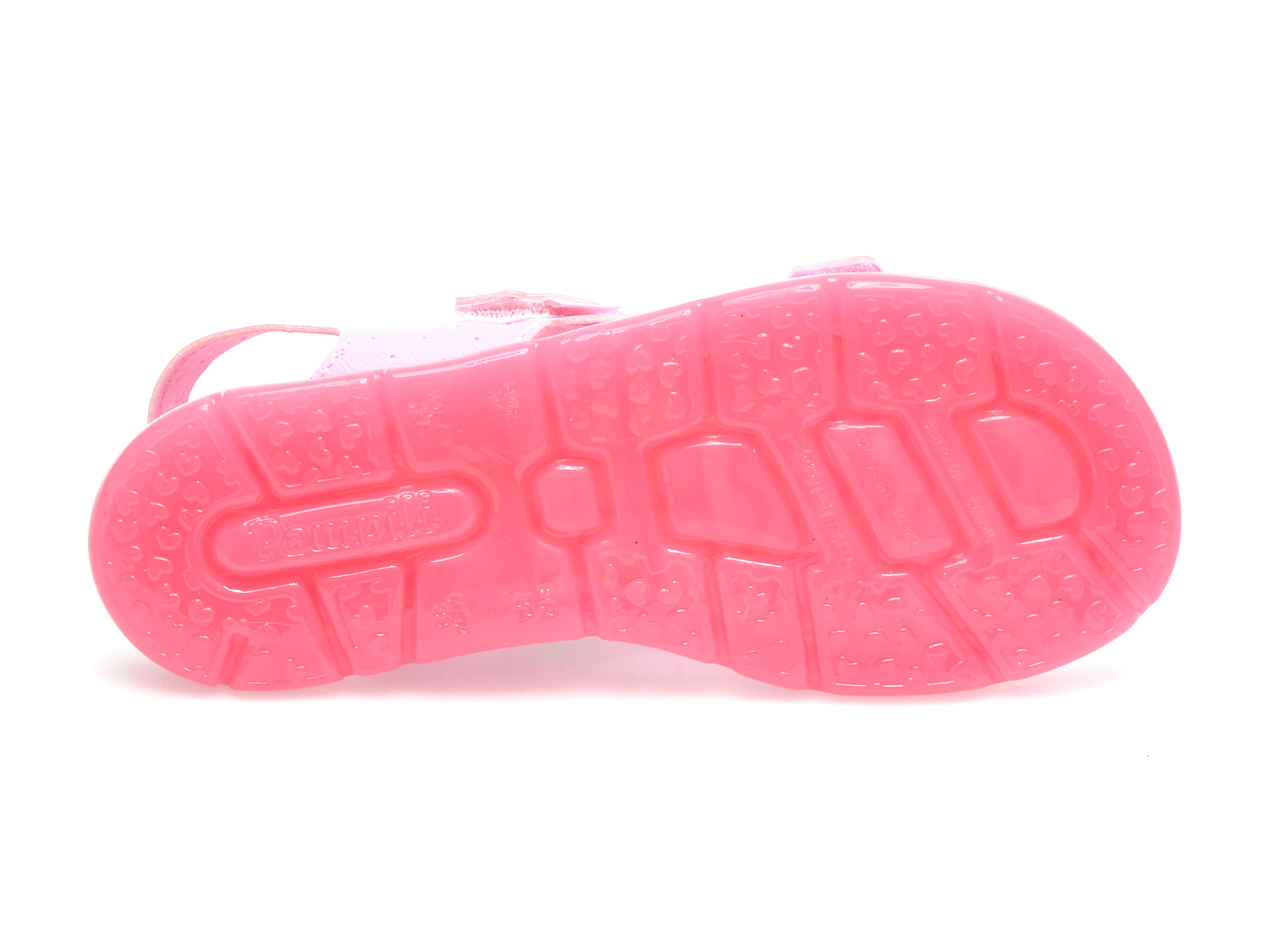 Sandale PAMPILI roz, 697005, din piele ecologica