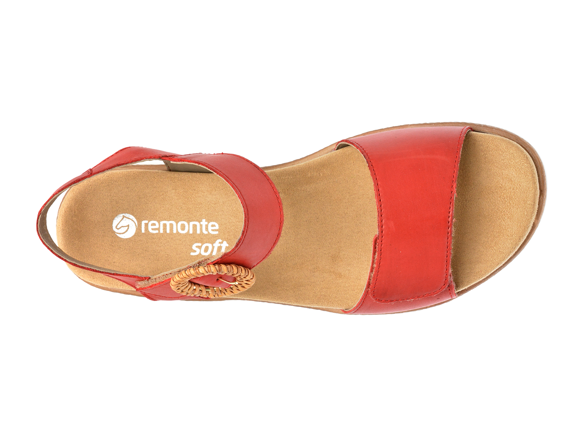 Poze Sandale REMONTE rosii, D0Q52, din piele naturala otter.ro