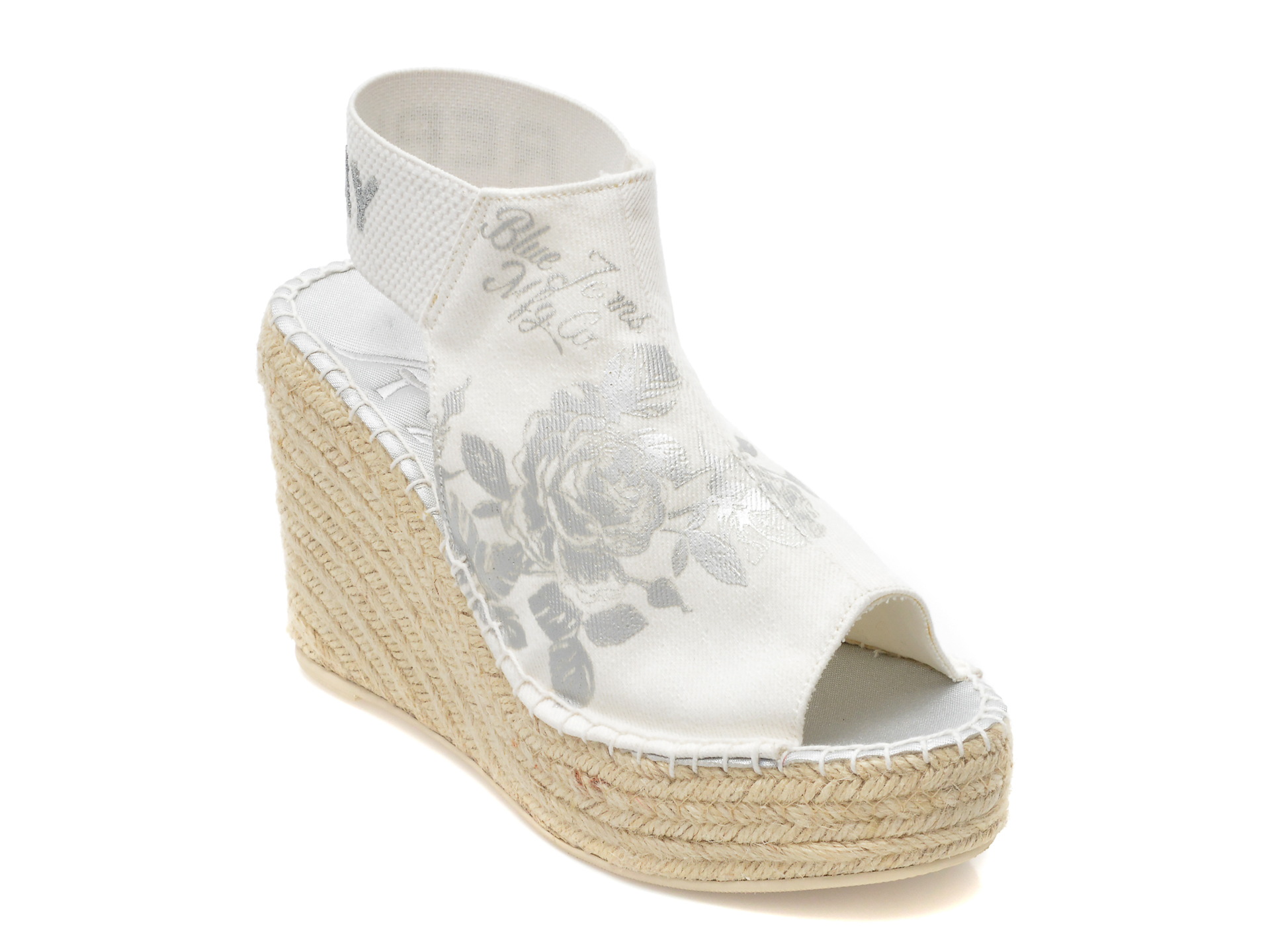 Sandale REPLAY albe, WP4G22T, din material textil /femei/sandale imagine noua