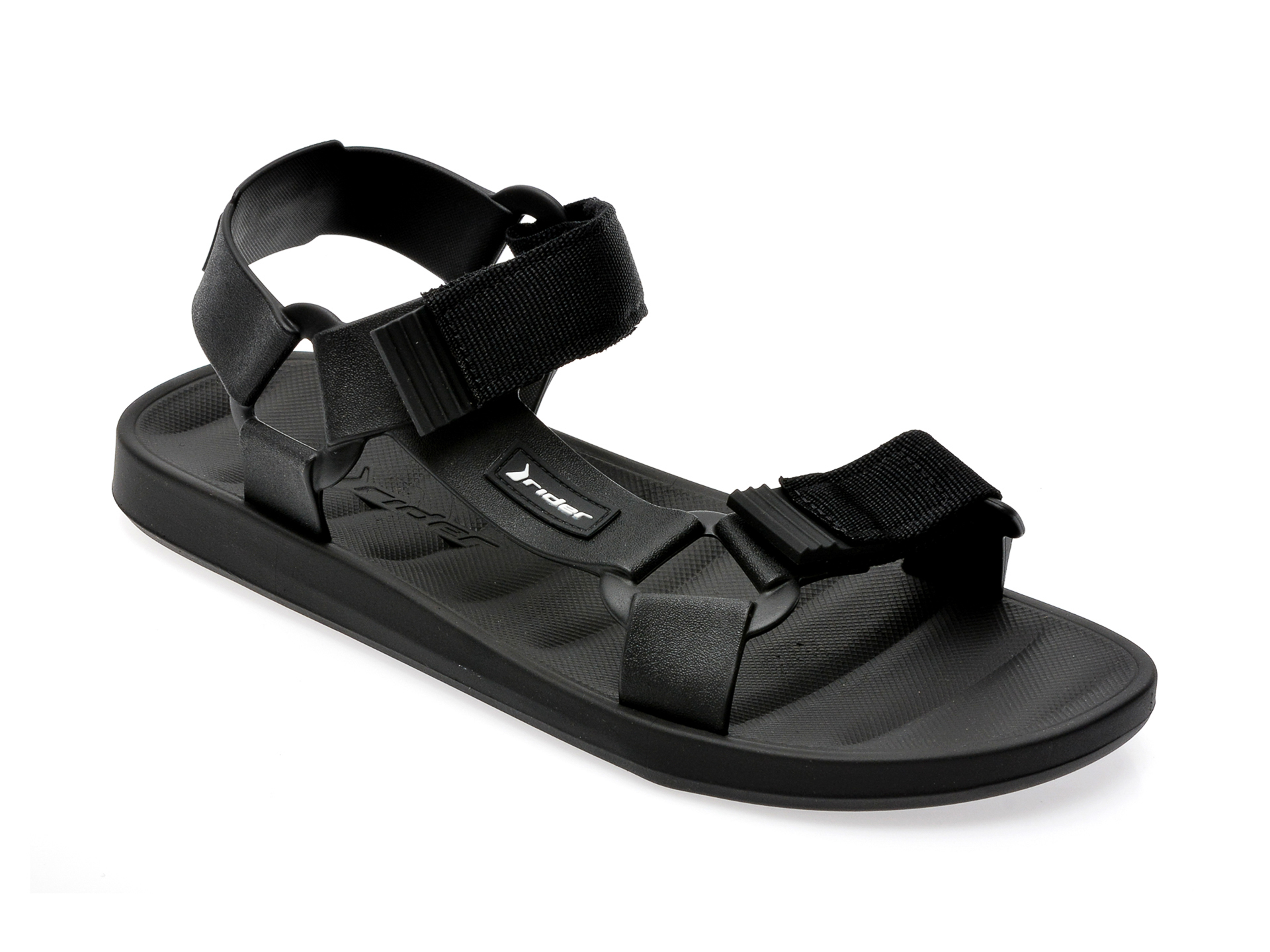 Sandale RIDER negre, 1156780, din pvc imagine reduceri black friday 2021 otter.ro