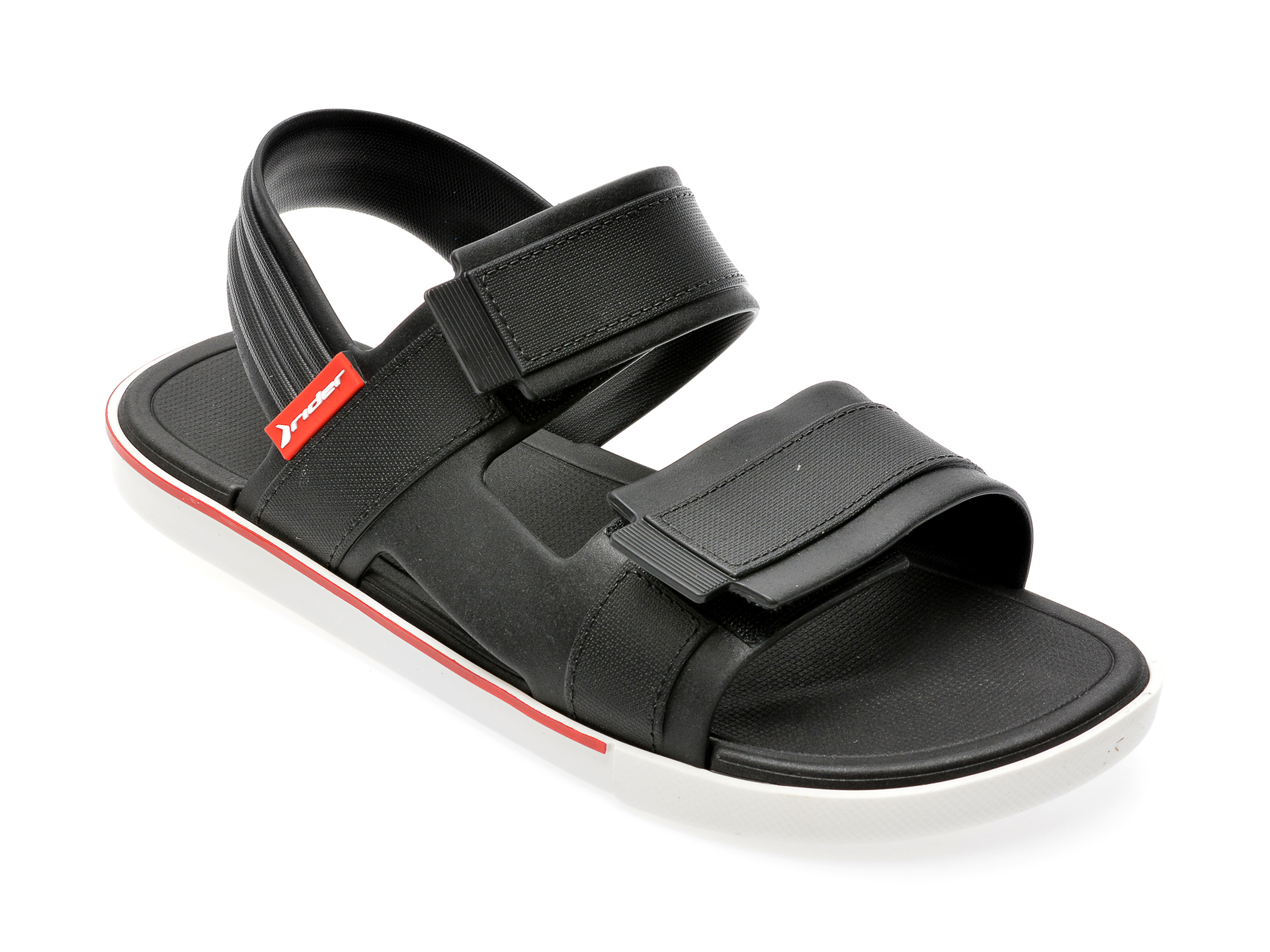 Sandale RIDER negre, 1176564, din pvc imagine reduceri black friday 2021 /barbati/sandale