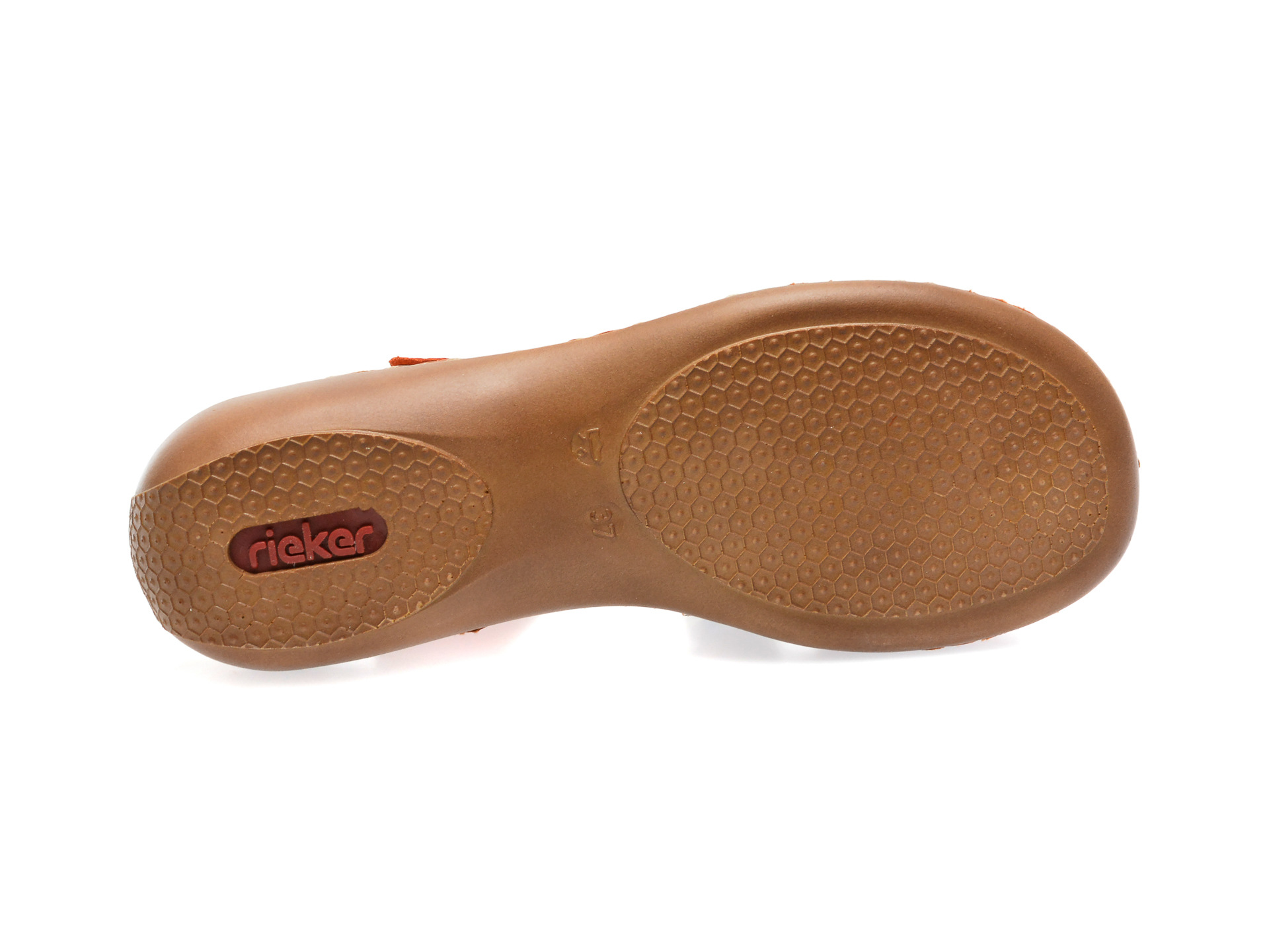 Sandale RIEKER maro, 659C7, din piele naturala