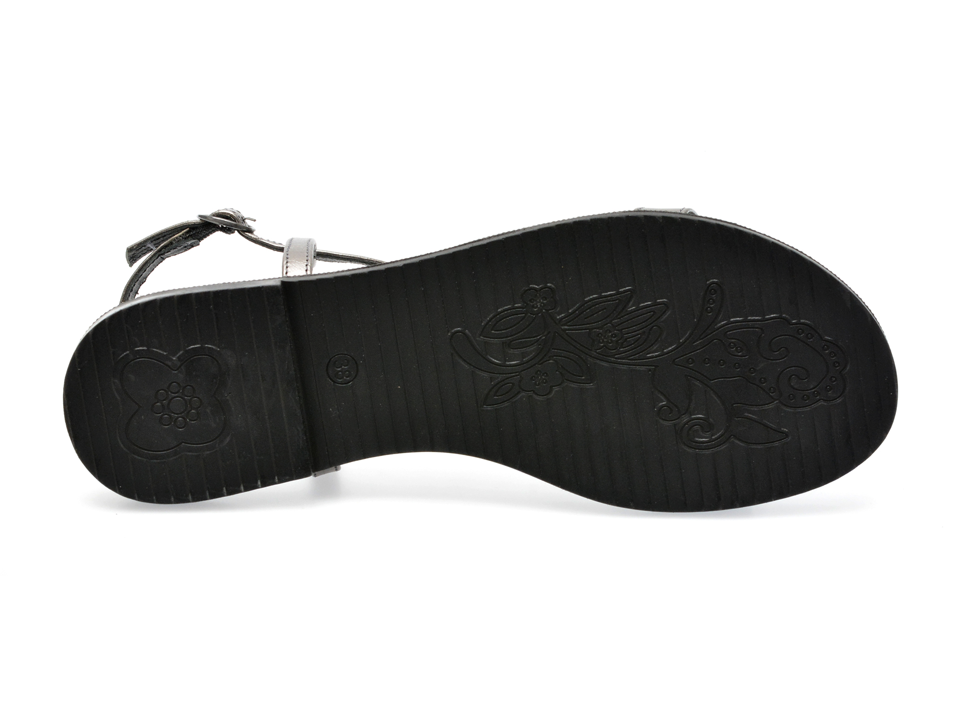 Sandale SALAMANDER gri, 89515, din piele naturala