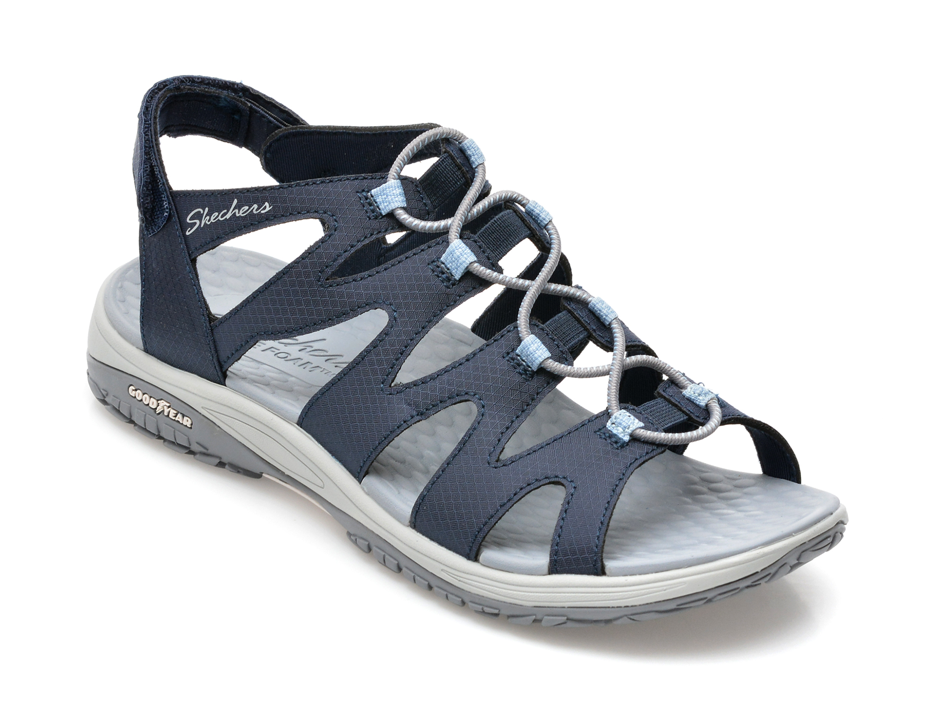 Sandale SKECHERS bleumarin, LOMELL, din material textil otter.ro otter.ro