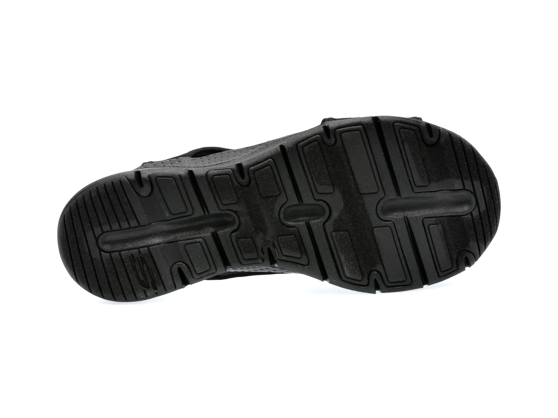 Sandale SKECHERS negre, ARCH FIT, din material textil