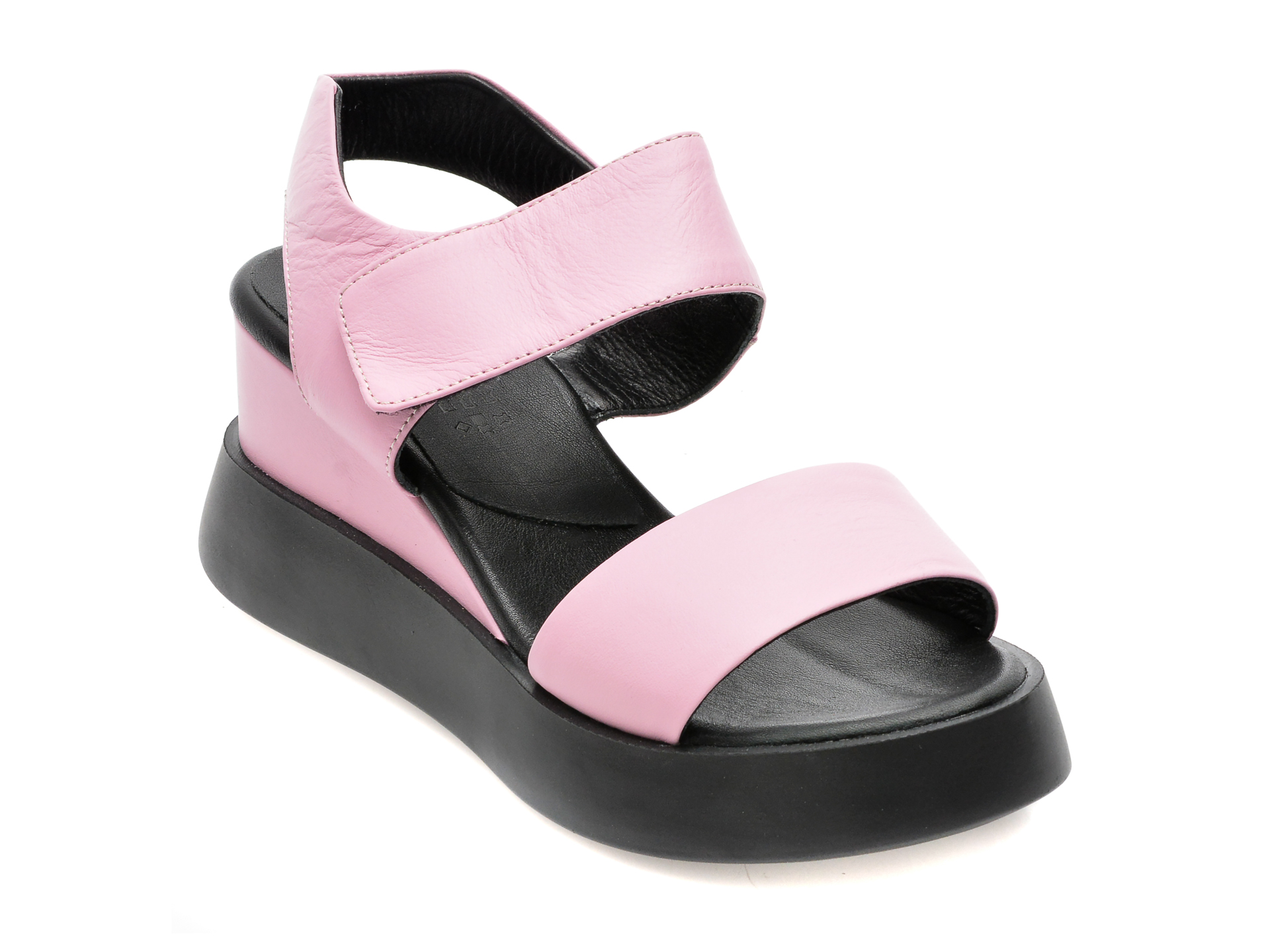 Sandale SPRINGER roz, 3002, din piele naturala /femei/sandale imagine noua