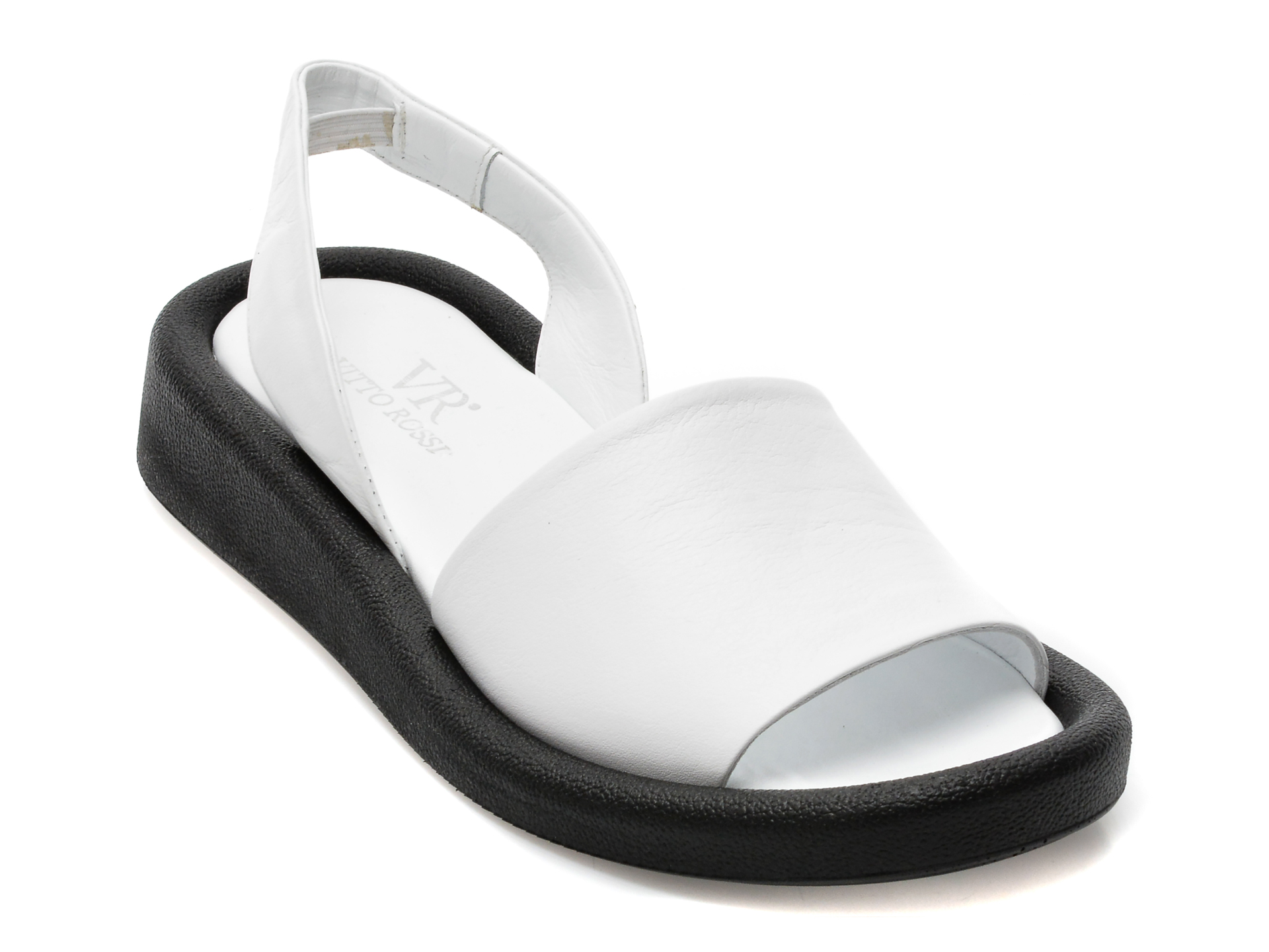 Sandale VITTO ROSSI albe, 30052, din piele naturala /femei/sandale imagine noua