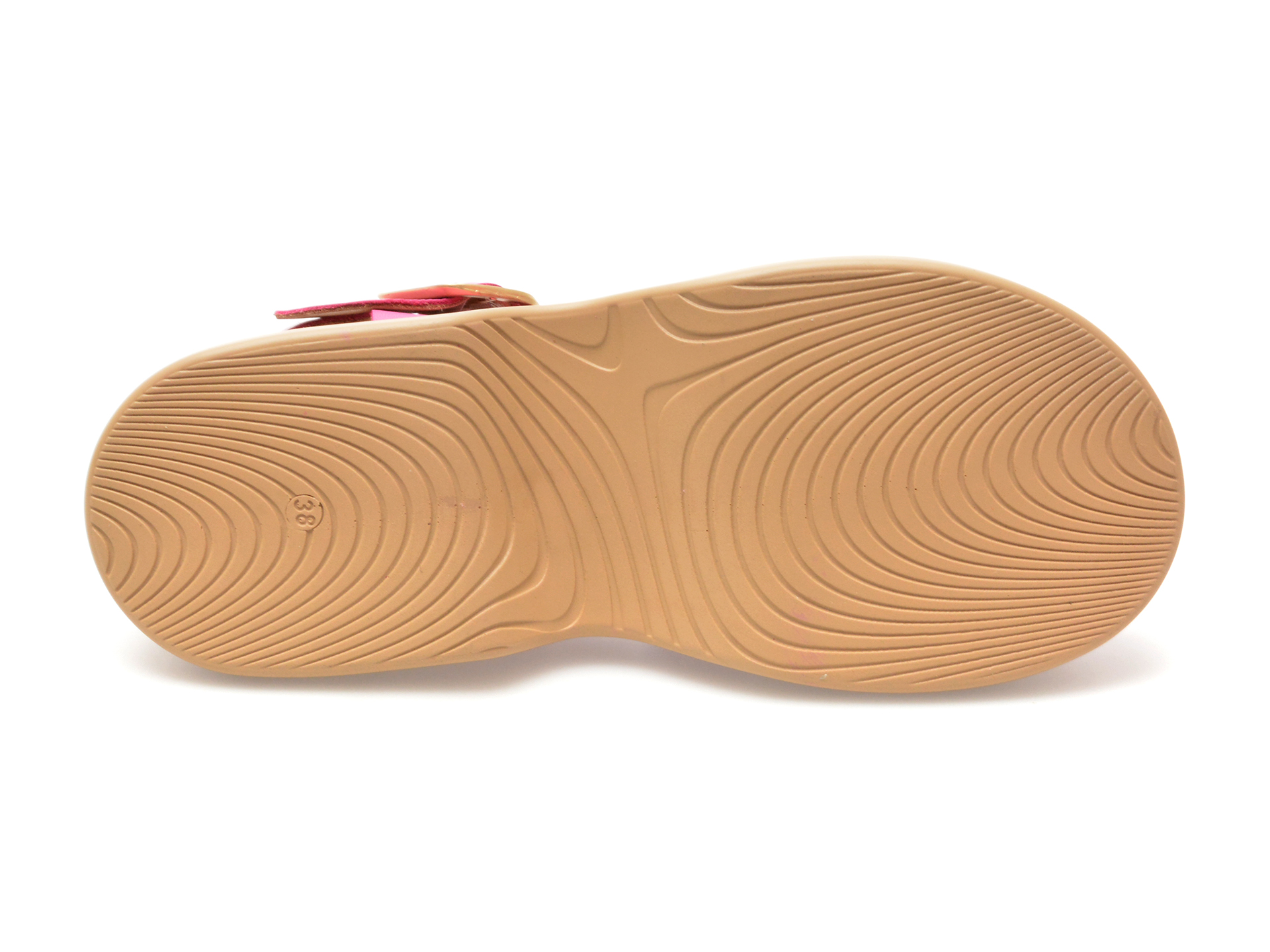 Sandale YOURBOX fucsia, 5007300, din piele naturala