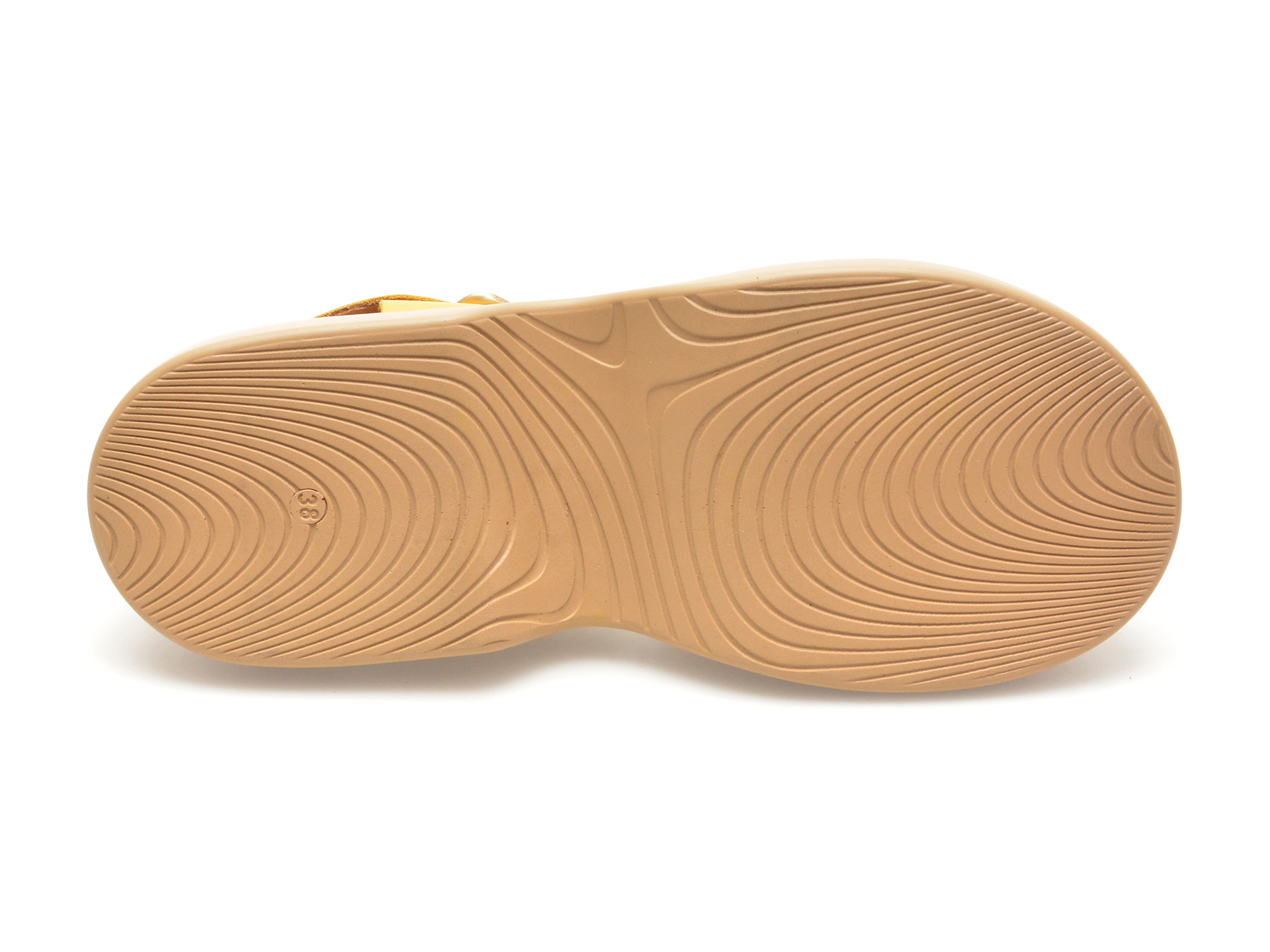 Poze Sandale YOURBOX galbene, 5007300, din piele naturala Otter