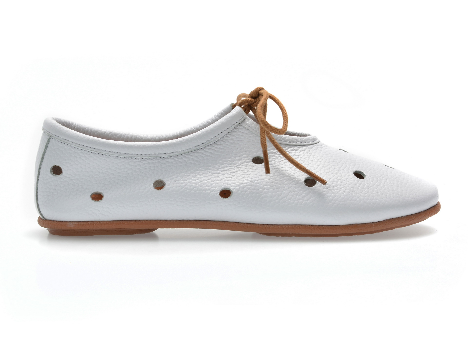 Pantofi FLAVIA PASSINI albi, 114140, din piele naturala