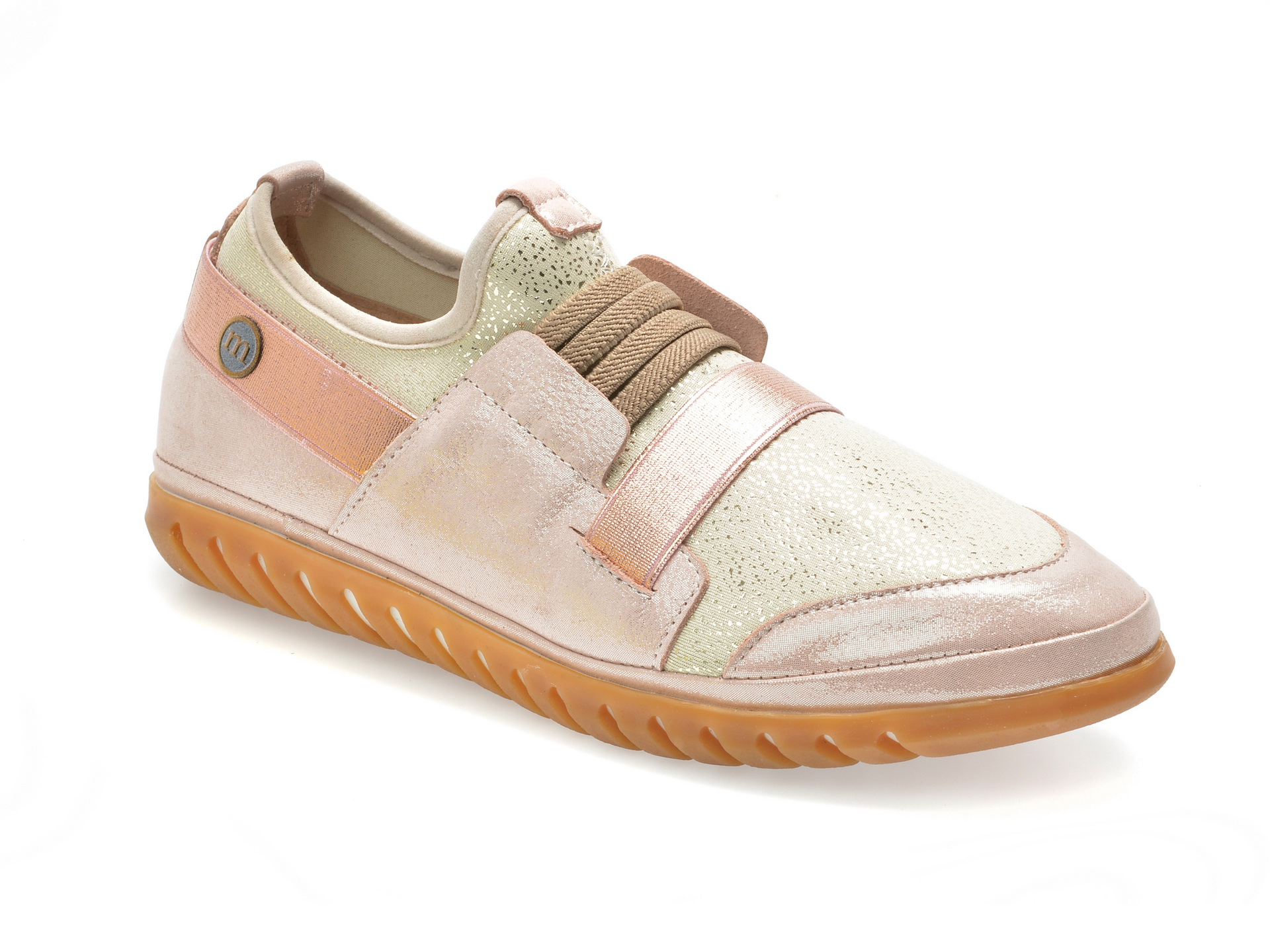 Pantofi sport MAMMA MIA nude, Mm415, din piele ecologica