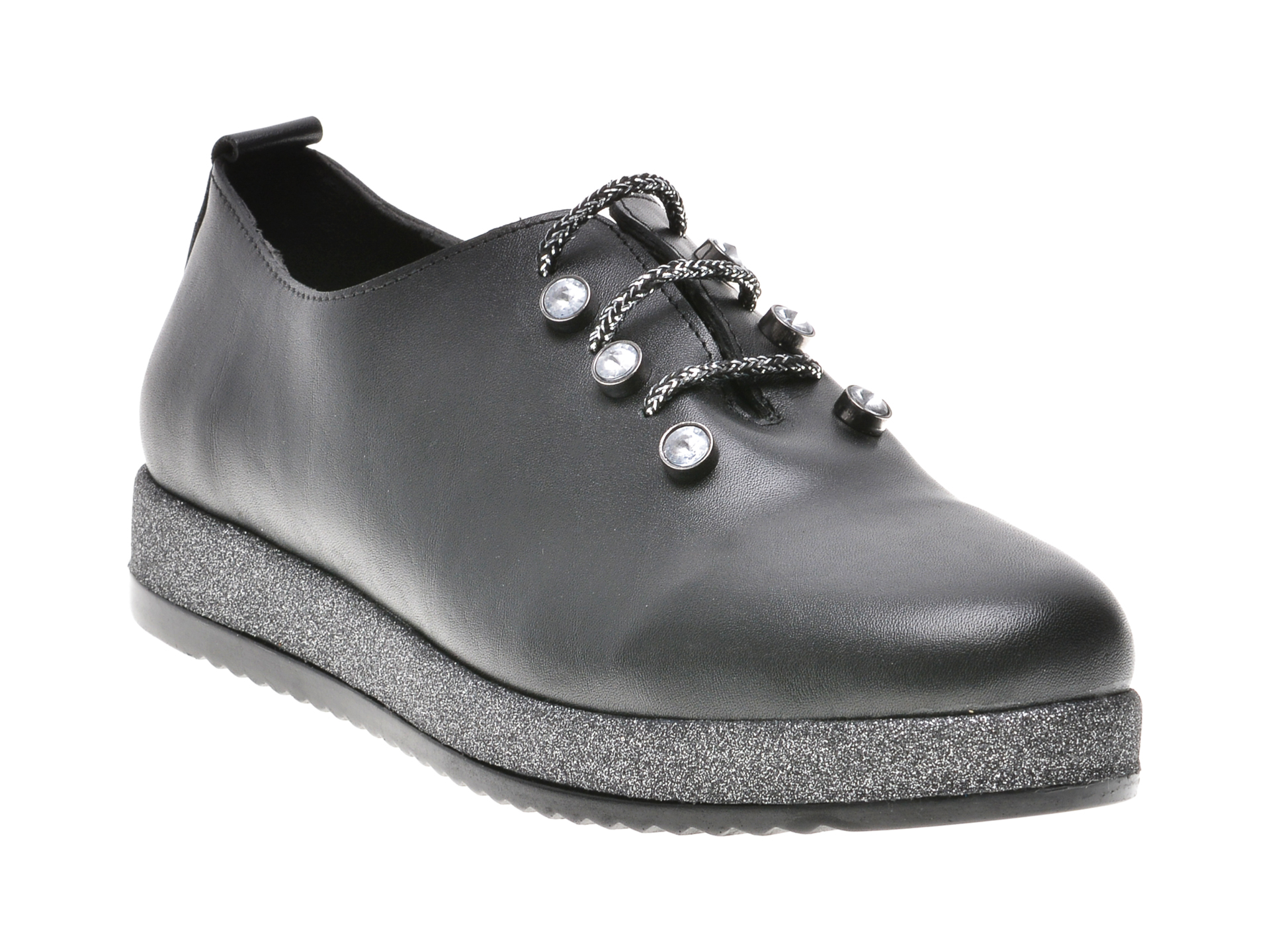 Pantofi FLAVIA PASSINI negri, Cl1905, din piele naturala
