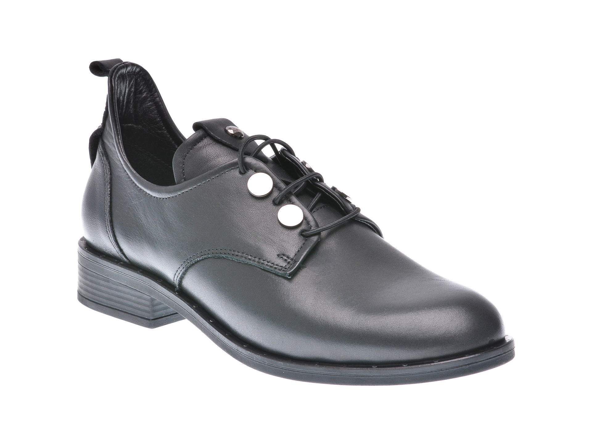 Pantofi FLAVIA PASSINI negri, Ms830, din piele naturala