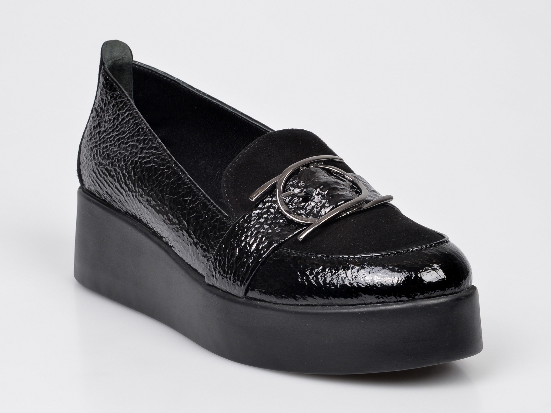 Pantofi FLAVIA PASSINI negri, BL3148, din piele naturala