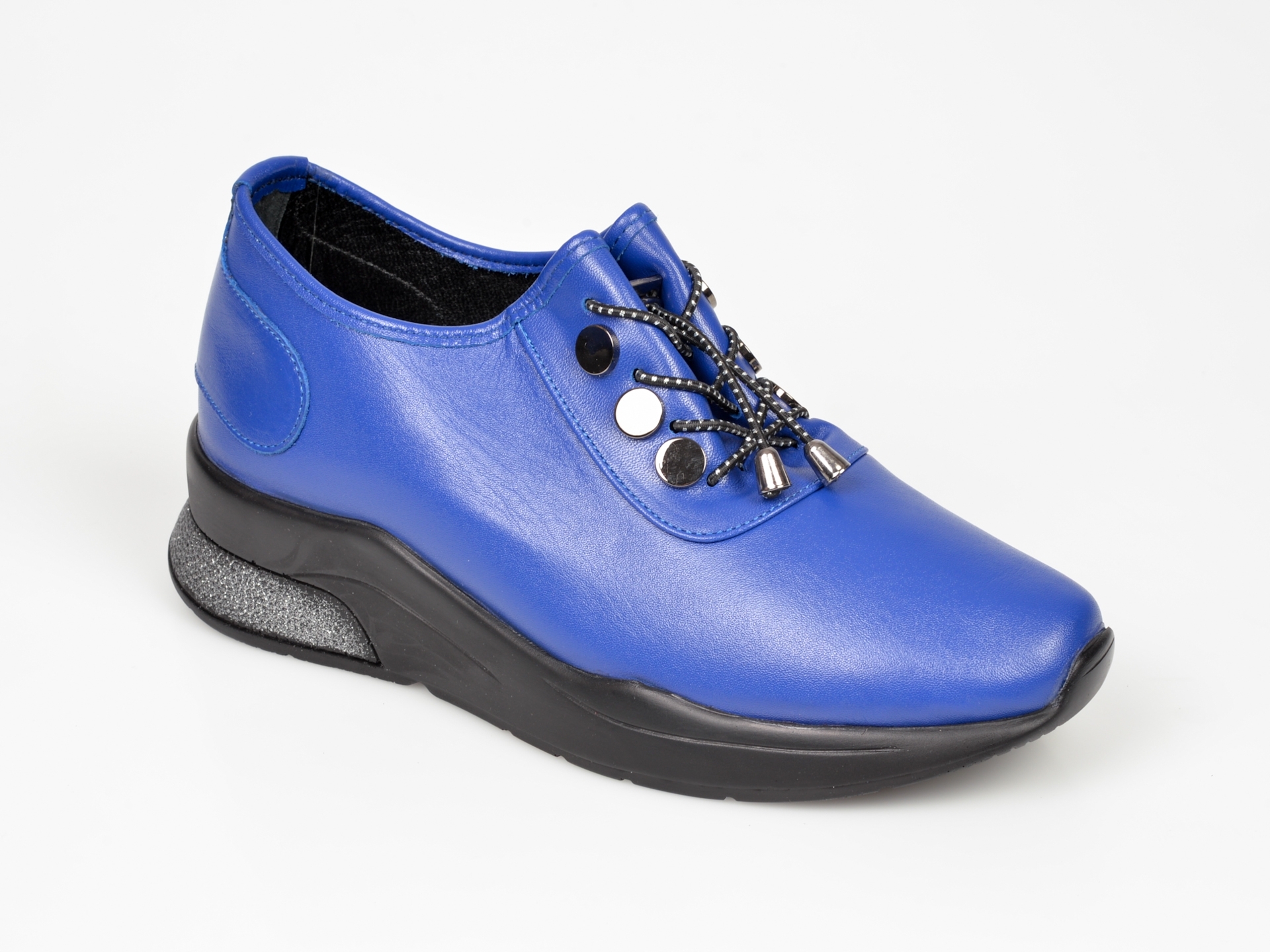 Pantofi FLAVIA PASSINI albastri, Dbs17, din piele naturala