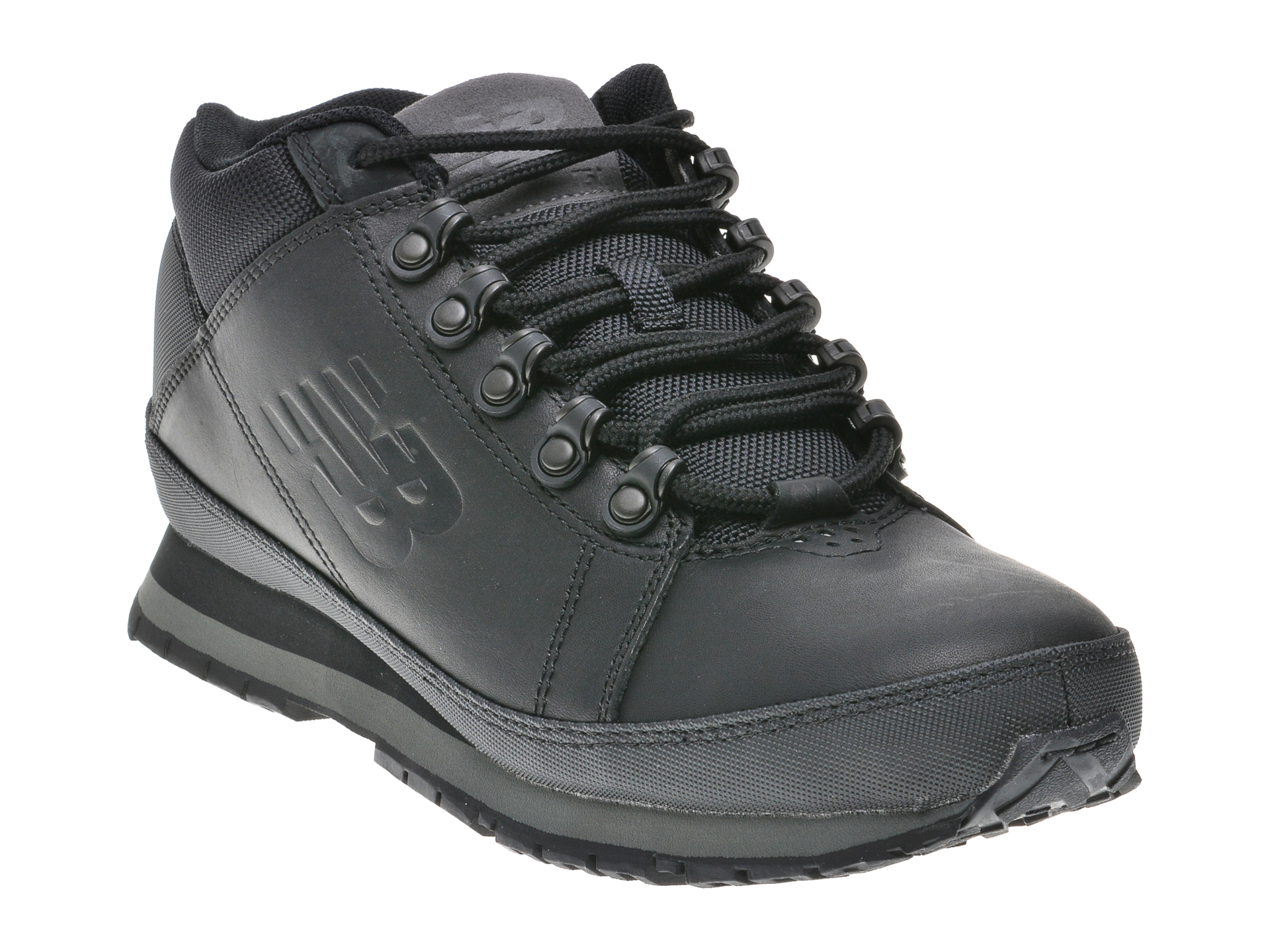 Ghete NEW BALANCE negre, H754, din piele naturala