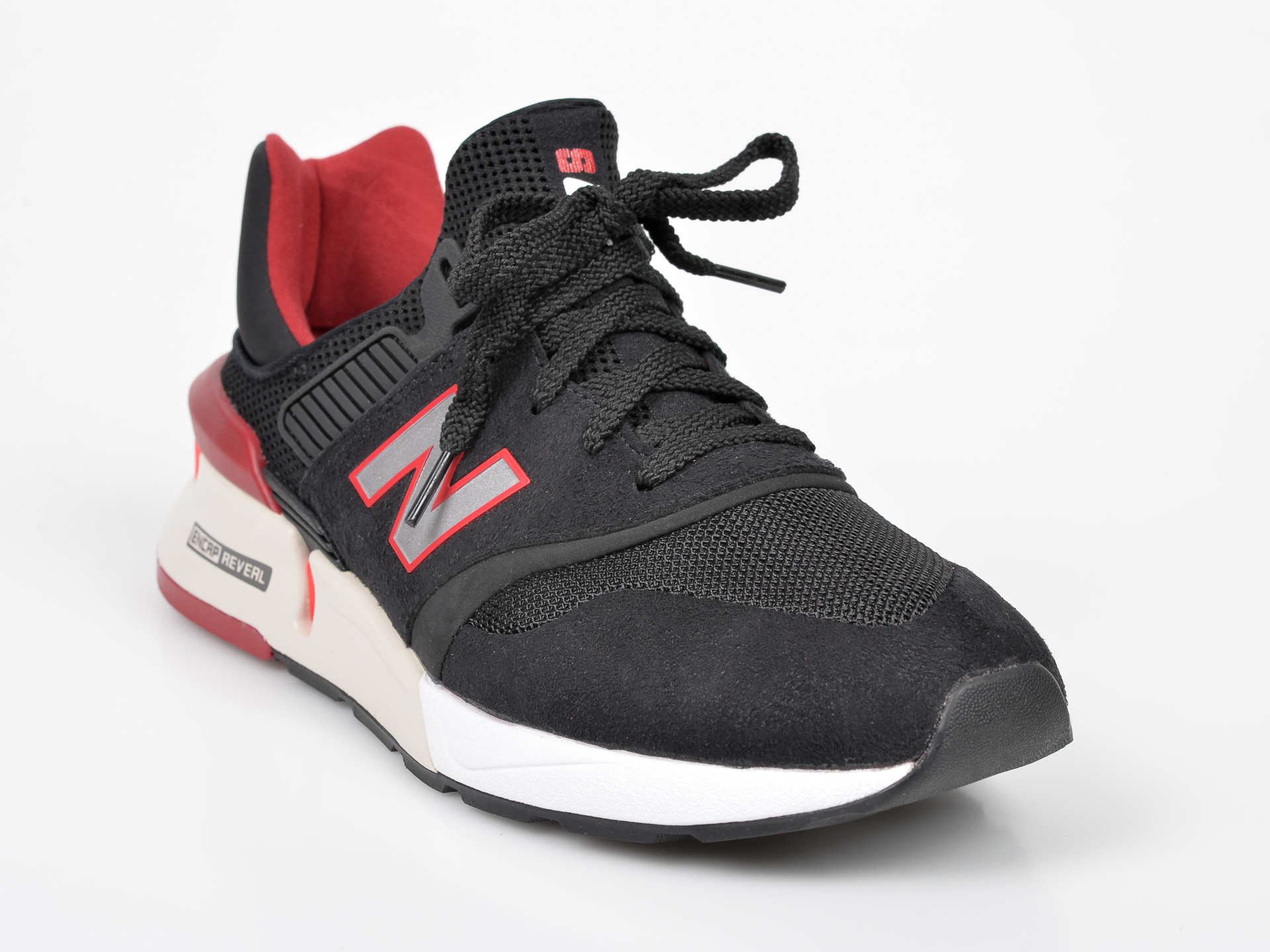 Pantofi sport NEW BALANCE negri, MS997, din material textil si piele intoarsa