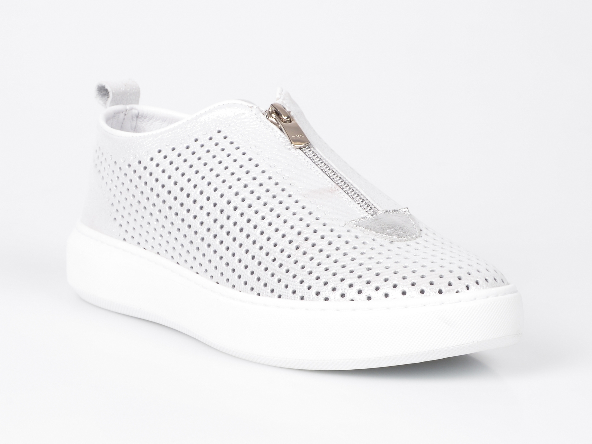 Pantofi FLAVIA PASSINI albi, din piele naturala Flavia Passini imagine noua