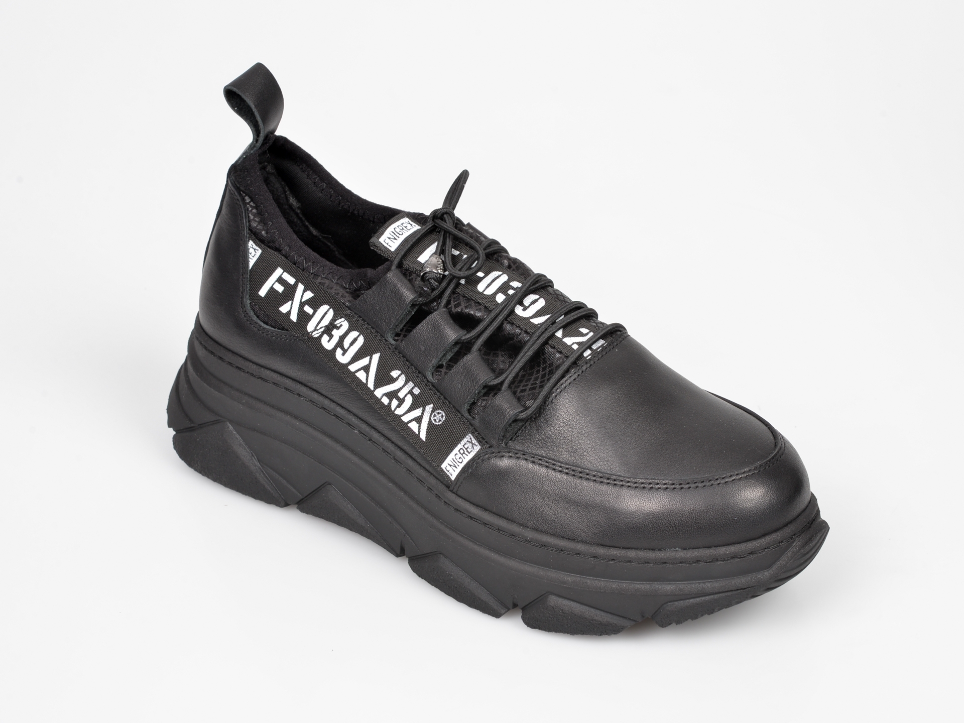 Pantofi sport FLAVIA PASSINI negri, 4252127, din piele naturala