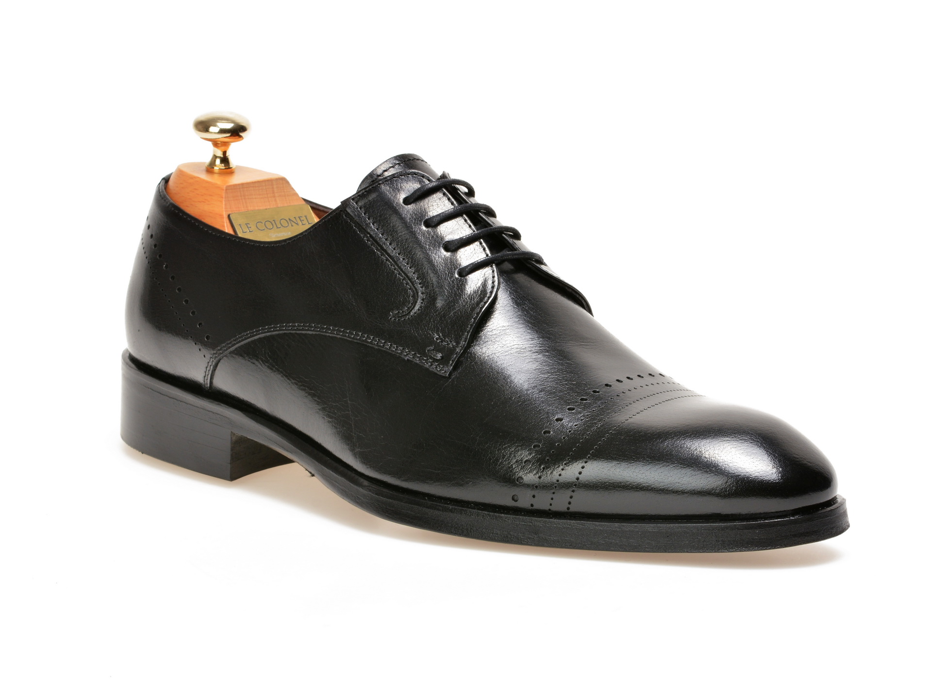 Pantofi LE COLONEL negri, 32754, din piele naturala