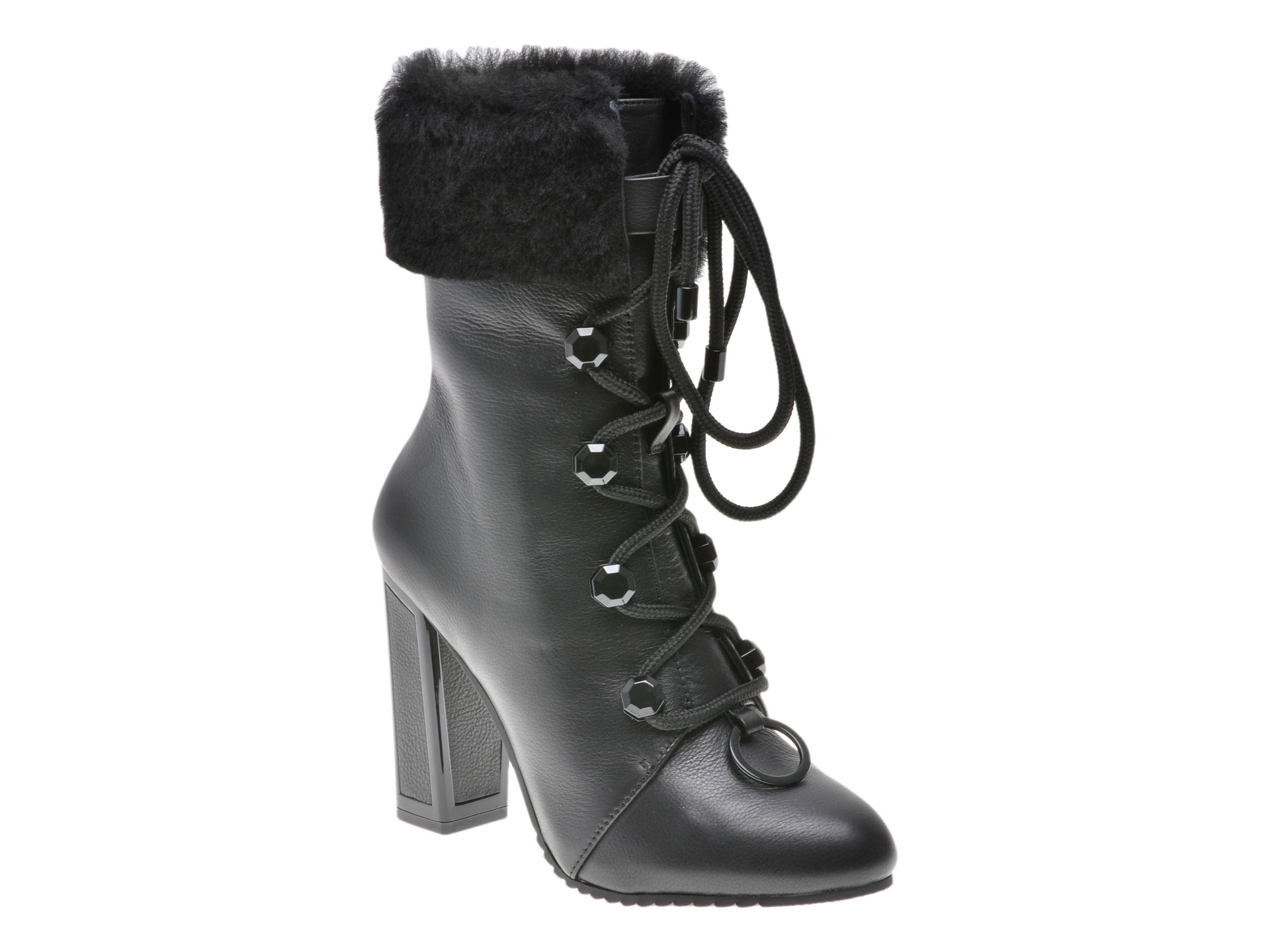 Botine KAT MACONIE FOR EPICA negre, Selina, din piele naturala